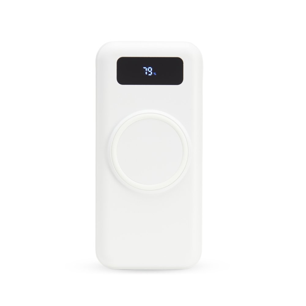 Power Bank 10 000mAh com Carregamento via Inducao ou via Cabo