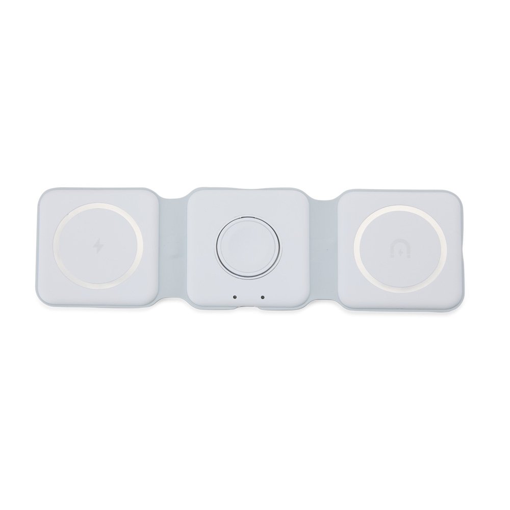 Carregador Sem Fio Magnetico Triplo Para Apple